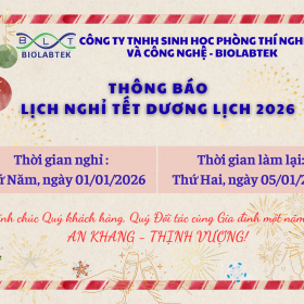 THÔNG BÁO LỊCH NGHỈ TẾT DƯƠNG LỊCH 2026