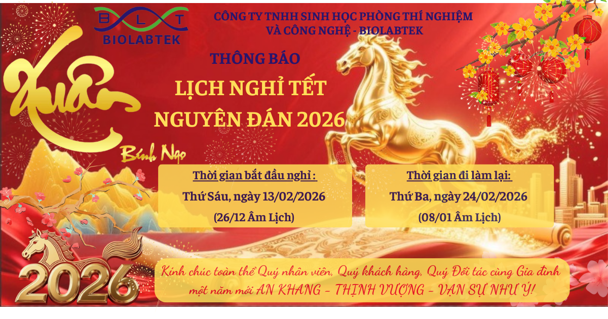 THÔNG BÁO NGHỈ TẾT NGUYÊN ĐÁN 2026