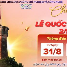 THÔNG BÁO NGHỈ LỄ QUỐC KHÁNH 2-9-2026